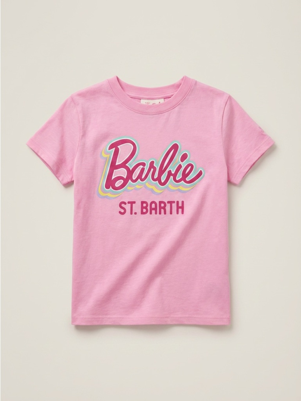 MC2 Saint Barth Barbie Print Pink T-Shirt Girls Size 10